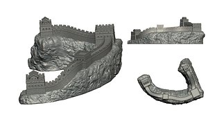 3D The great wall of china