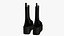 Bottes en cuir velours femmes
