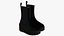Bottes en cuir velours femmes