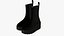 Bottes en cuir velours femmes