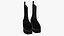 Bottes en cuir velours femmes