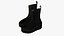 Bottes en cuir velours femmes