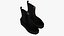 Bottes en cuir velours femmes