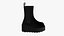 Bottes en cuir velours femmes