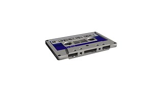 retro cassette tape obj