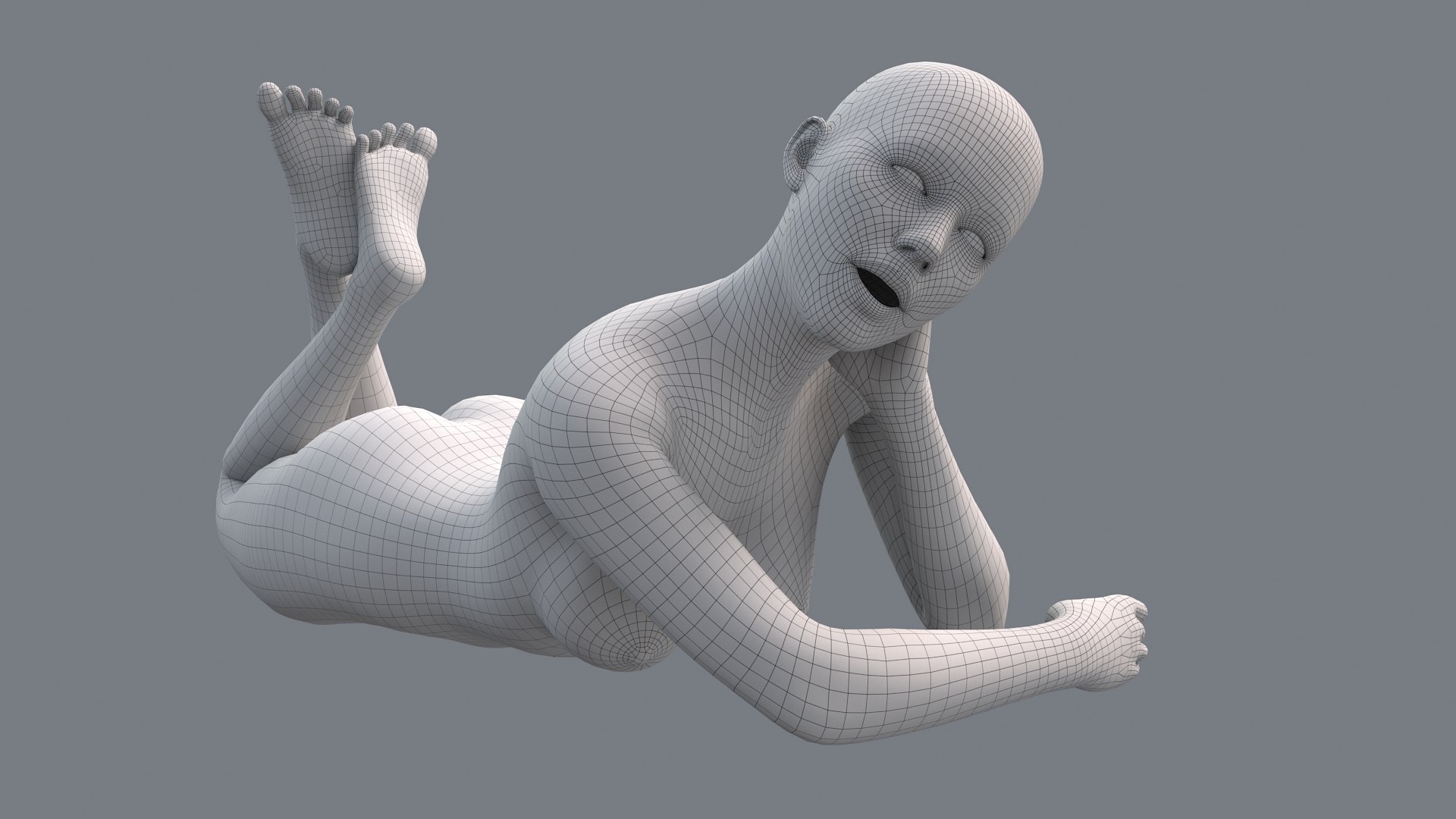 3D Model Mannequin Female 001 Pose 05 - TurboSquid 1946965