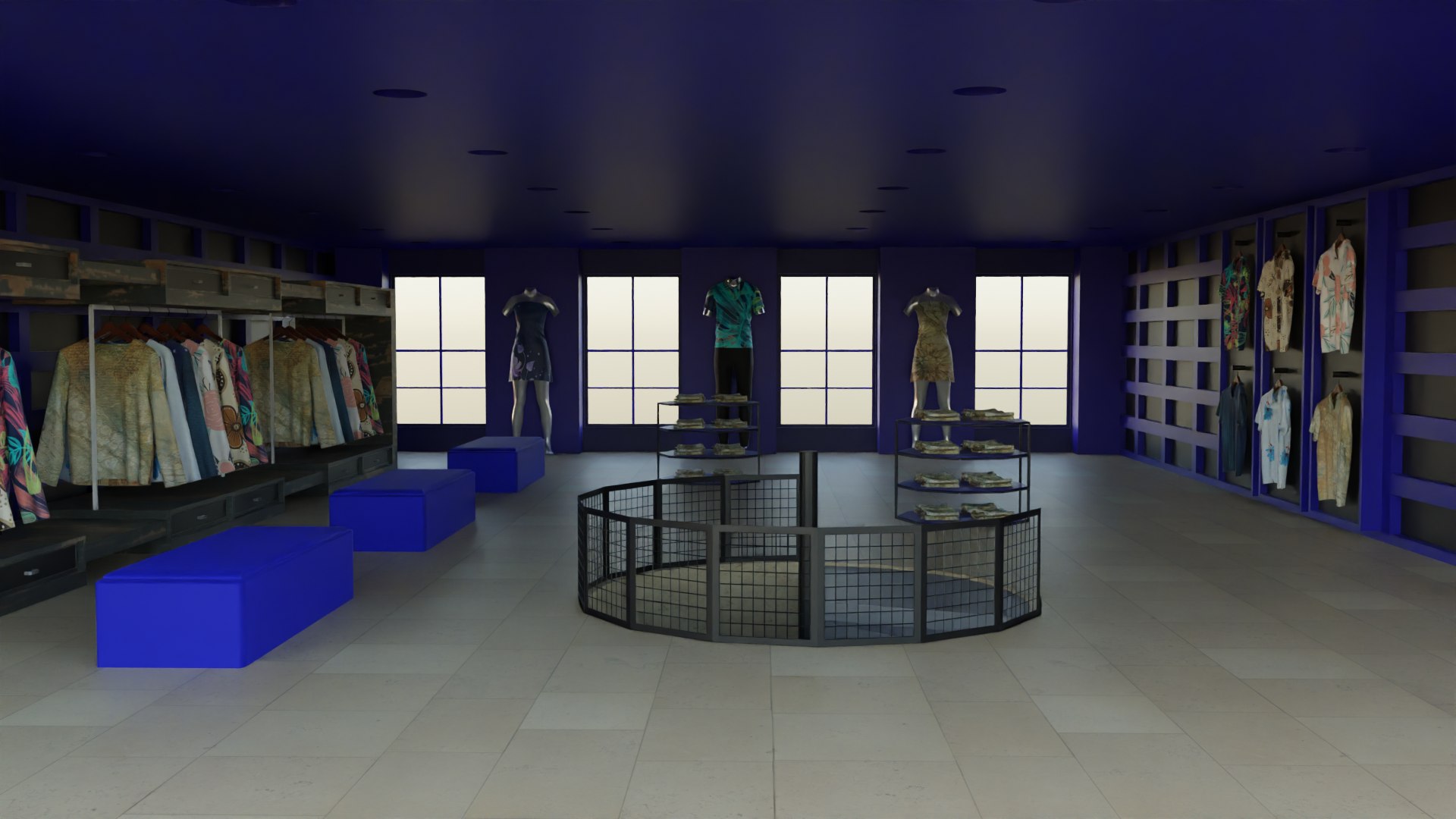 3D Clothing Store interior model - TurboSquid 2157400