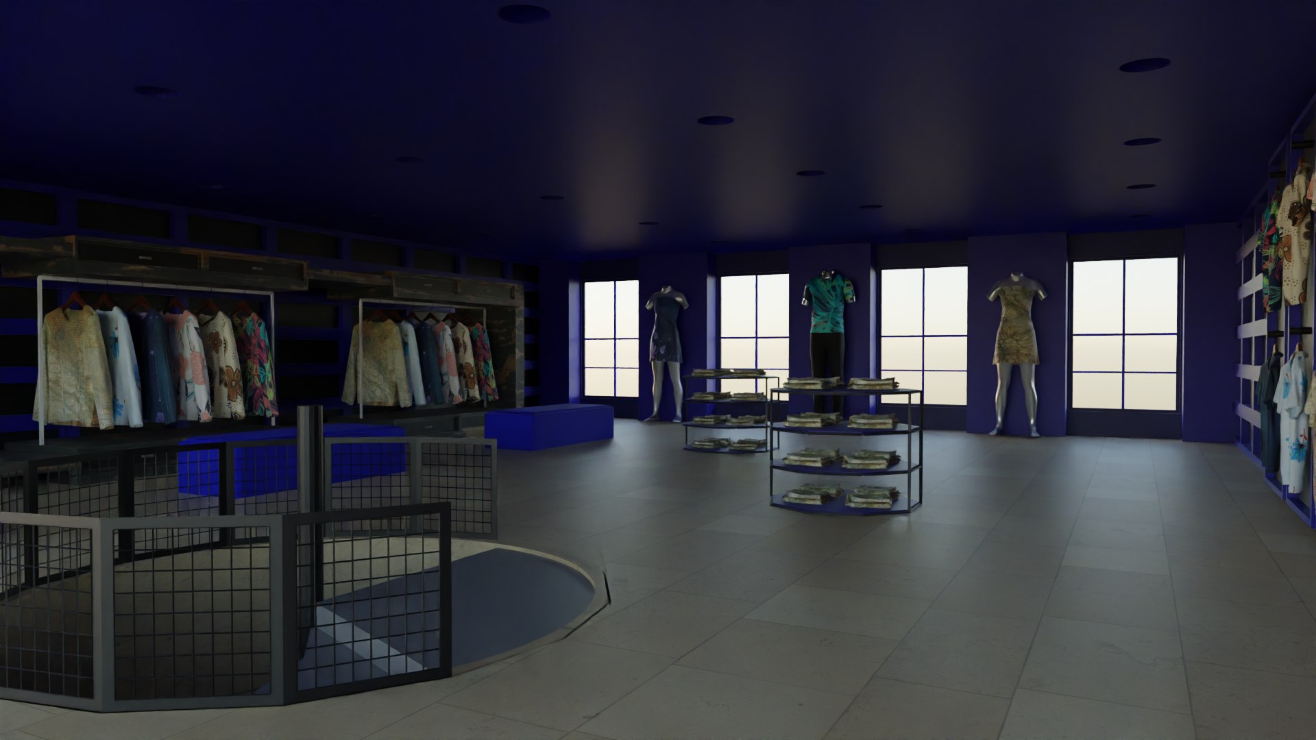 3D Clothing Store interior model - TurboSquid 2157400