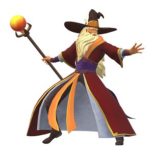 3D Wizard model