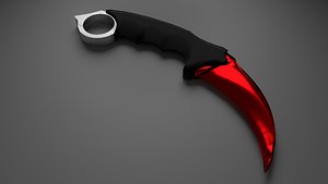 karambit knife 3d 3ds