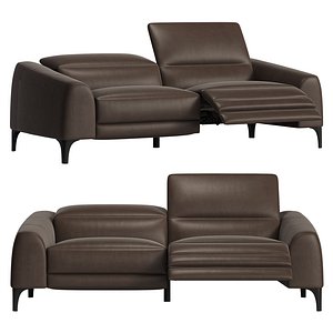 3D Reo 25 Seater Recliner Sofa model