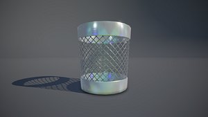 Low Poly Trash Bin