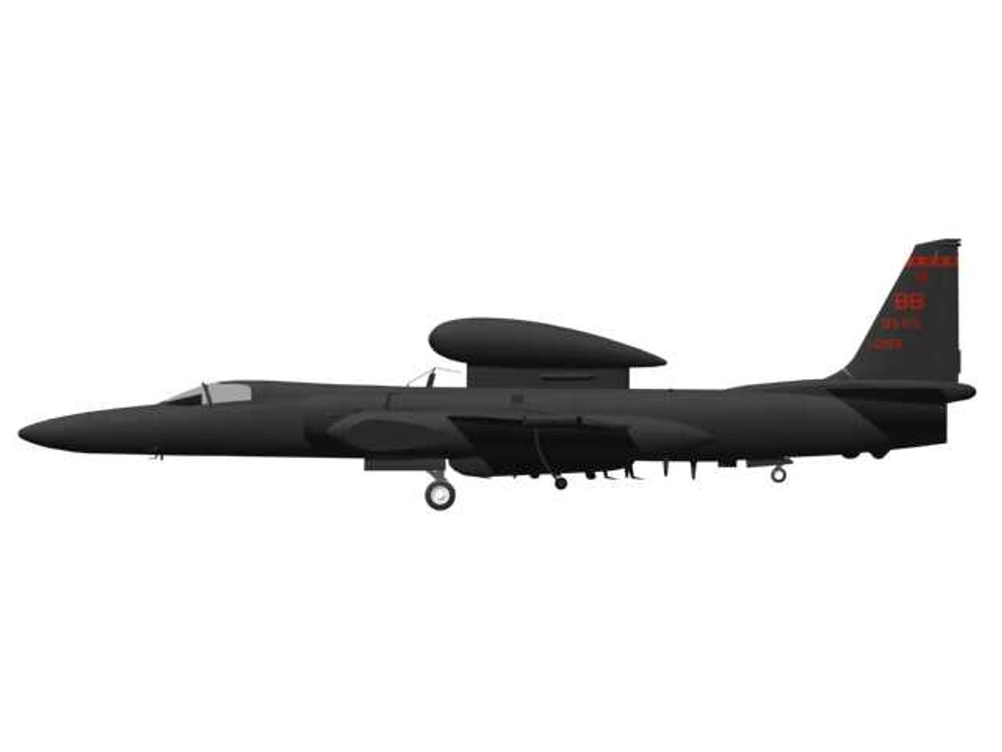 U2 Spyplane Plane 3d Model