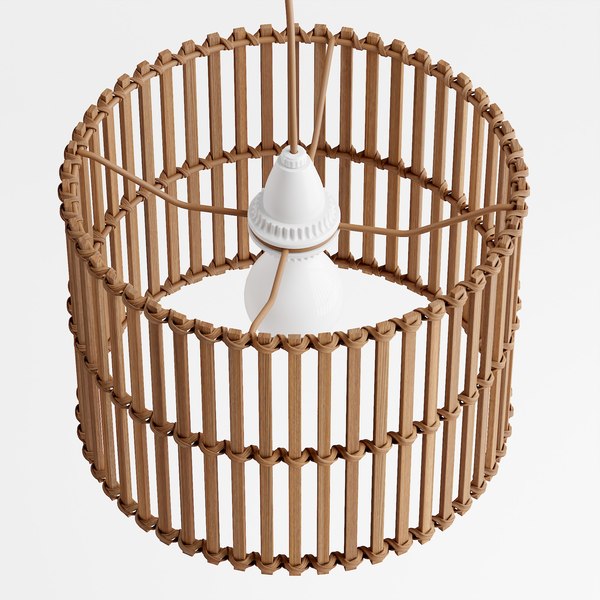 3D lamp shade rattan model - TurboSquid 1713750
