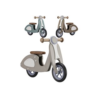 Toy motorcycle for children 3D model