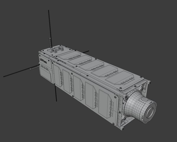 3D Cube Satellite - CubeSat model - TurboSquid 1908762