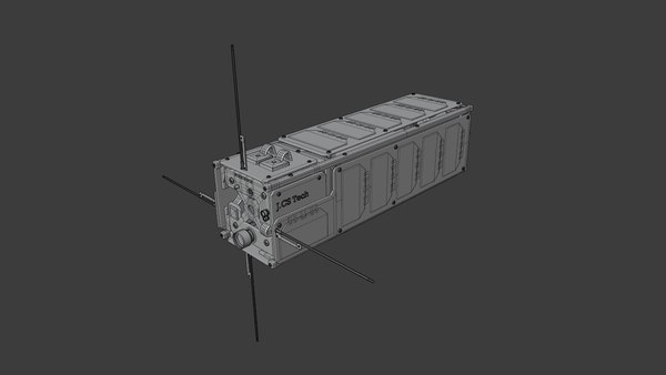 3D Cube Satellite - CubeSat model - TurboSquid 1908762