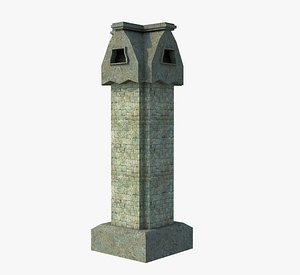 3D Old Chimney