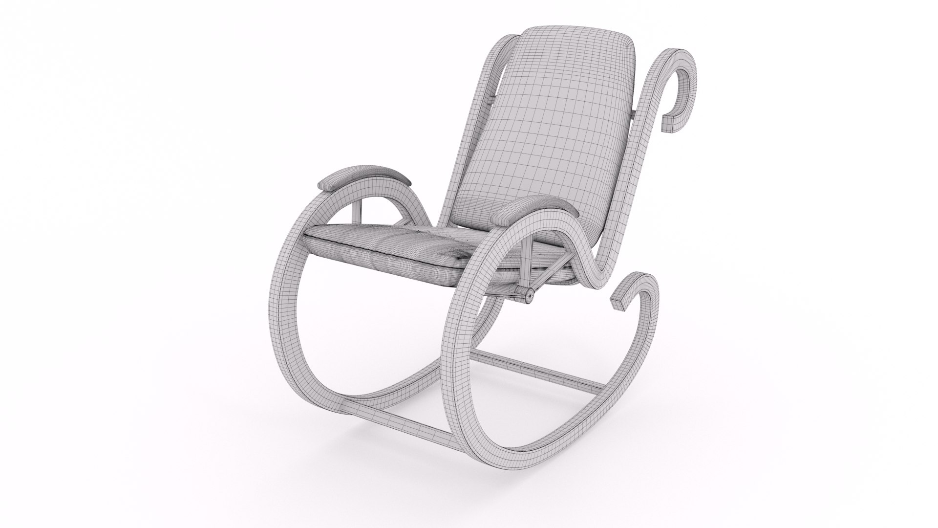 Rocking Chair 3D Model - TurboSquid 1681385