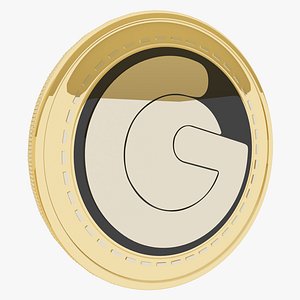 GoWithMi Cryptocurrency Gold Coin 3D model