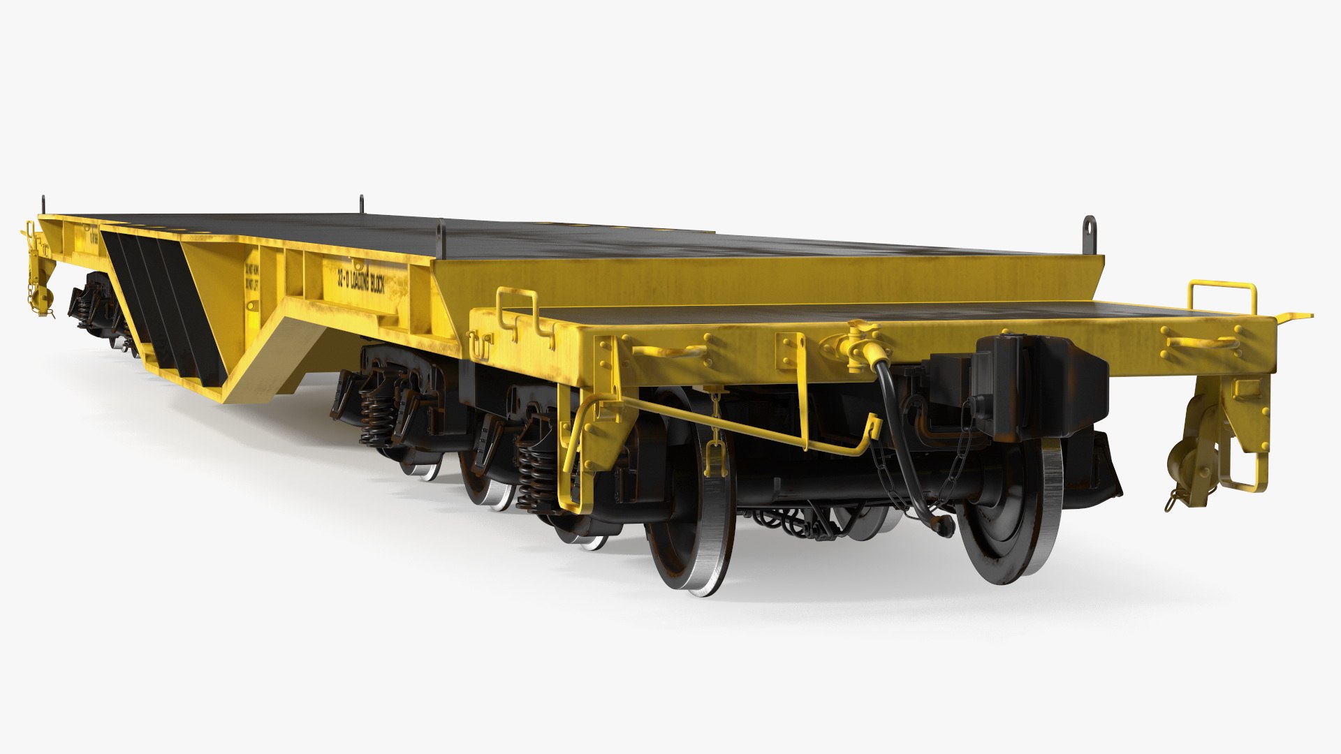 3D Flatbed Rail Car - TurboSquid 2168209