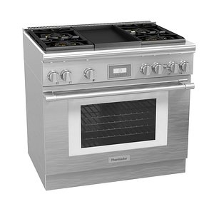 Thermador Gas Professional Range Pro Harmony  Standard Depth Stainless Steel 3D model