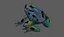 Grenouille à flèches empoisonnées (modèle low-poly)