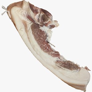 Hanging Bacon Pork 3d Scan in highpoly