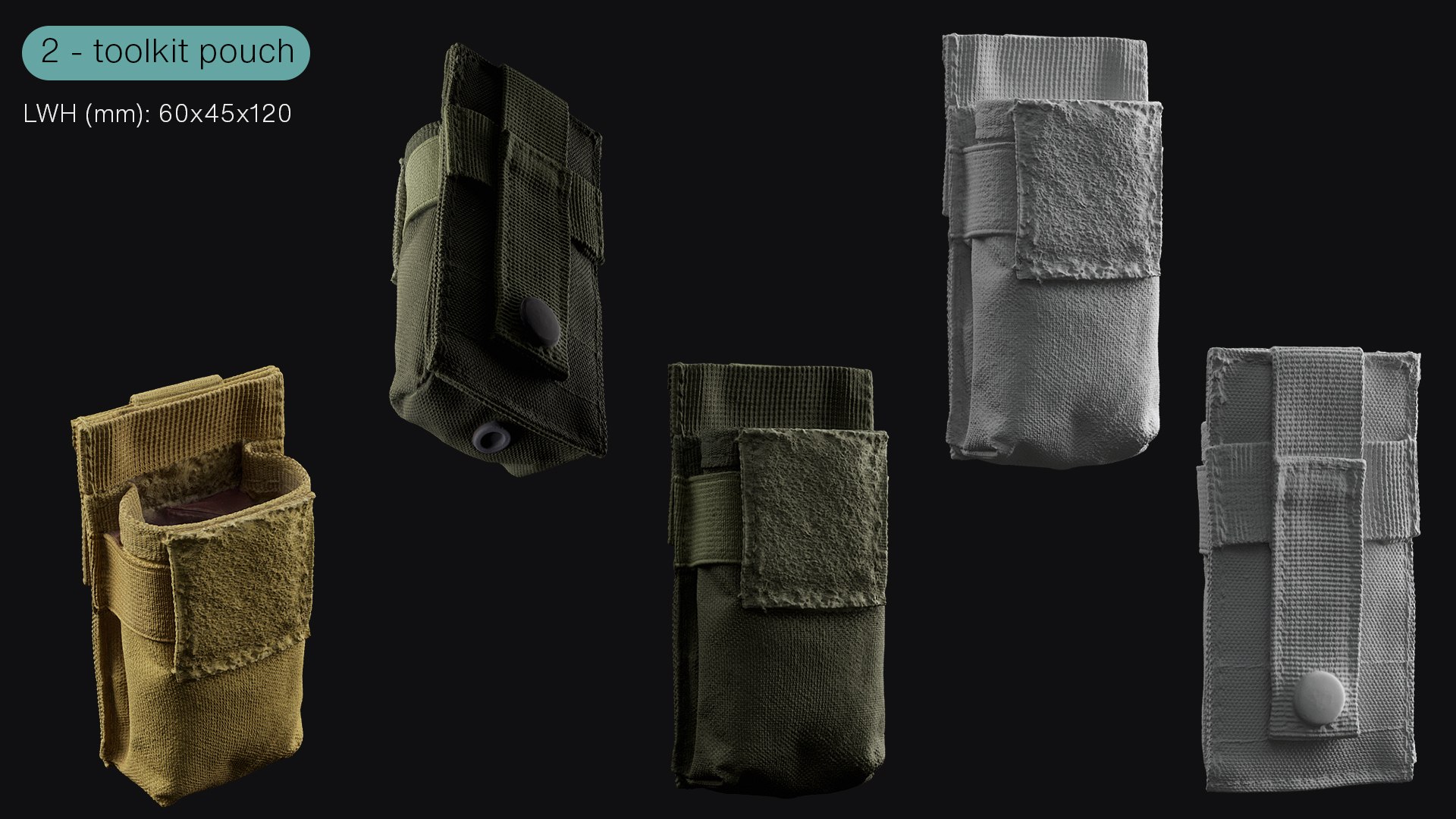 Tactical Army Pouches 3D model https://p.turbosquid.com/ts-thumb/Of/8vPFgH/yU/p02/jpg/1742207709/1920x1080/fit_q87/6120abfd546442bf1ca8ab8e4e3e39cb6595da6e/p02.jpg
