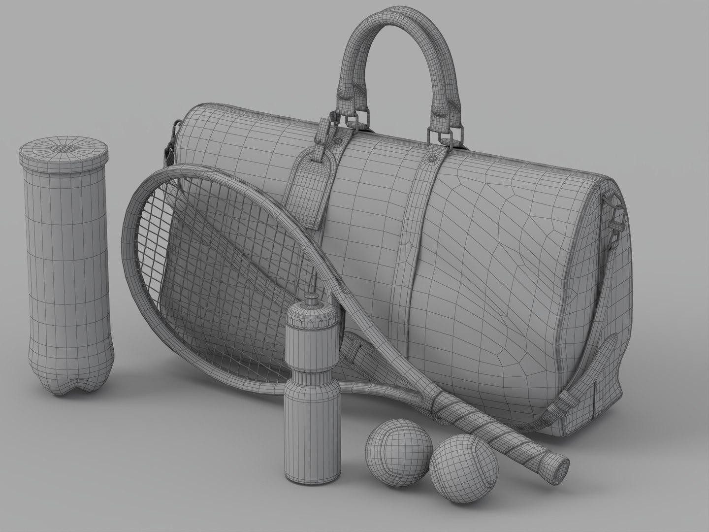 Monogram Tennis Duffel Bag With Racket Balls Water Bottle Set 3D model https://p.turbosquid.com/ts-thumb/Of/Ama2cN/jy/wire_007/jpg/1790133500/1920x1080/fit_q87/e82f14caa1c1c464d938eff4ca177cadf4cbf80b/wire_007.jpg