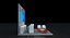 3 side open stand 6x5