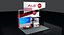 3 side open stand 6x5