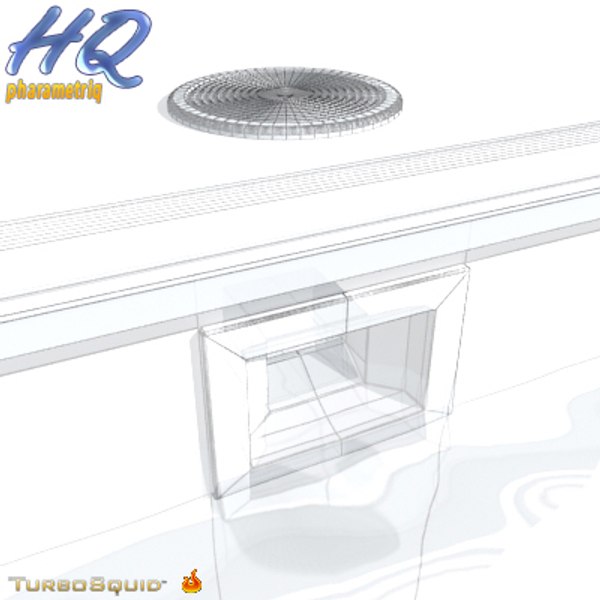 3d model pool skimmer 00