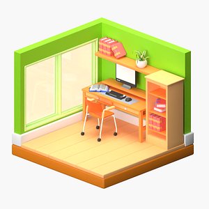 Workspace Room 3D model