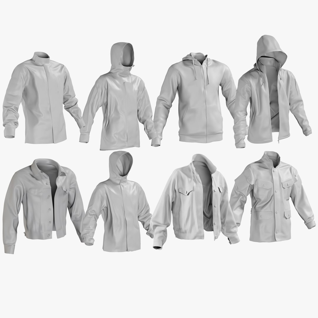 Mesh jackets 9 - 3D model - TurboSquid 1653691