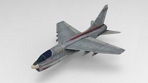 A-7 Corsair II - Lowpoly