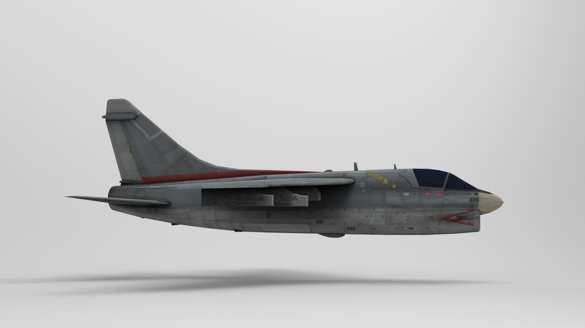 A-7 Corsair II - Lowpoly 3D model https://p.turbosquid.com/ts-thumb/Of/PXqlig/or/untitled.1616/jpg/1653030413/1920x1080/fit_q87/4aa4163353d500908002ec877e162e9b379fee36/untitled.1616.jpg