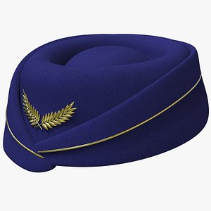 3D Stewardess Hat