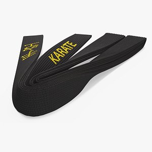 Black Karate Obi Belt