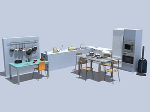 3d kitchen vacuum cleaner