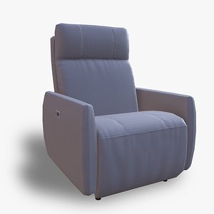 3D leather recliner