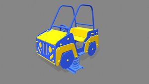 Toy car for playground 3D model