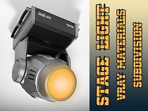 3dsmax martin moving head stage light