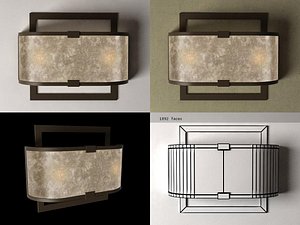 coupe wall lamp 3D model