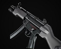 MP5 AAA Game Ready PBR Low-poly 3D model