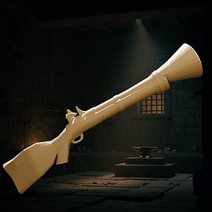 Fantasy Blunderbuss Minature STL File