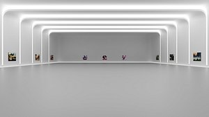 Art Museum Gallery Interior 27 model