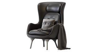 3D model Ro Easy Chair Leather