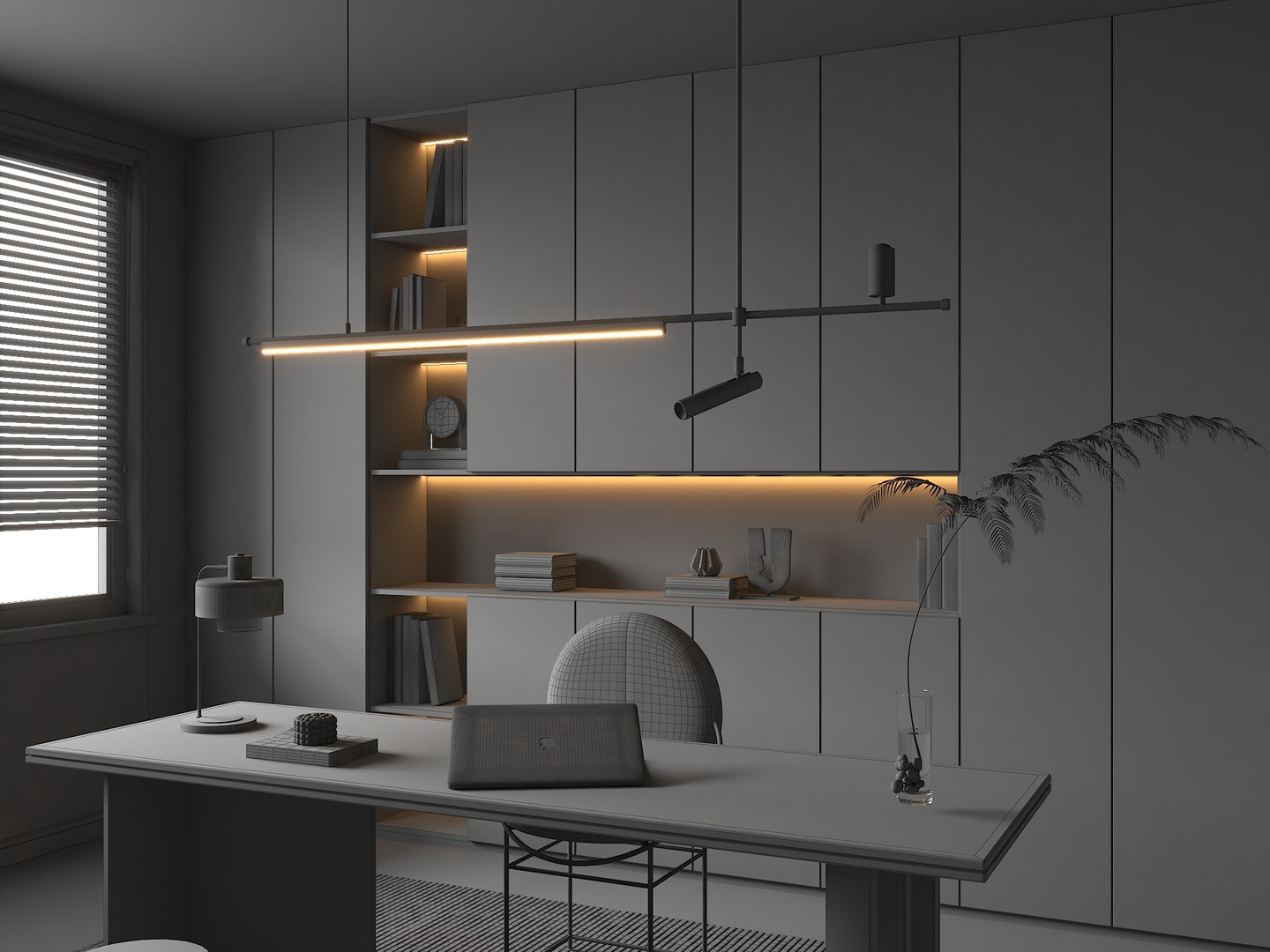 3D Study Room - TurboSquid 2097213