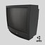 Alter Retro-Vintage-Röhrenfernseher